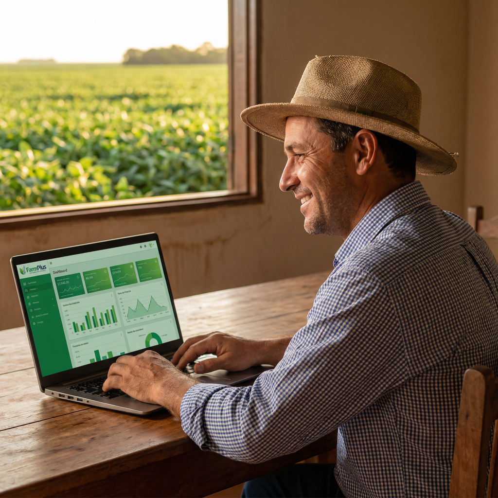 Software para produtor rural FarmPlus — gestão completa da fazenda